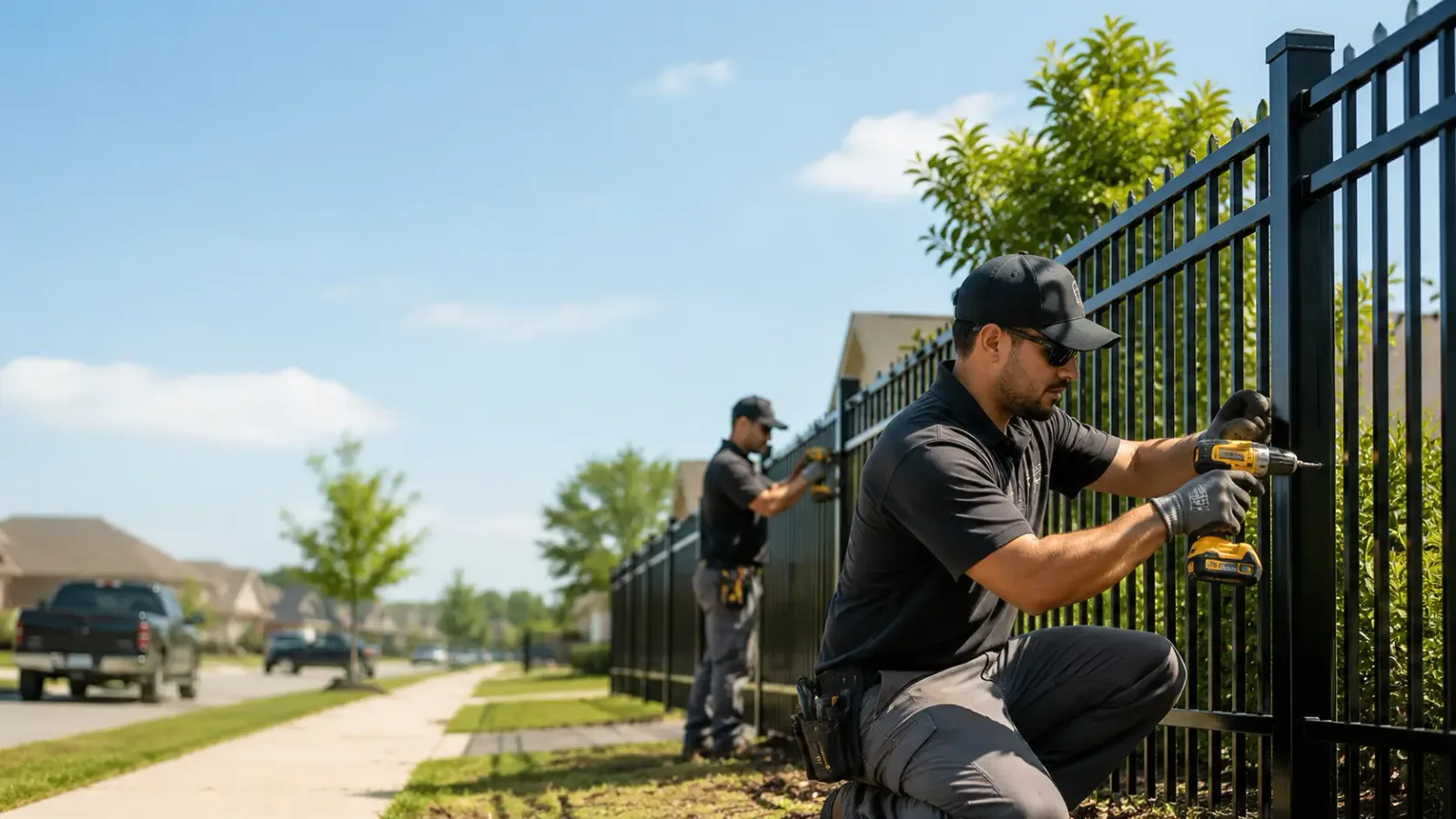 Metal Fence Installation in Mountainburg, AR